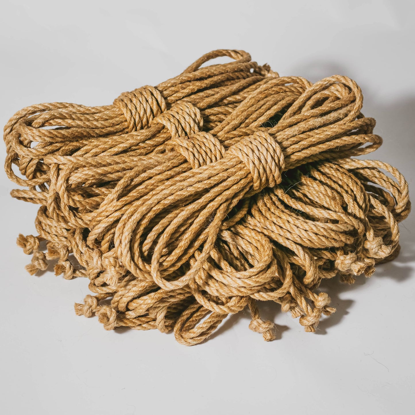Treated - 6mm Jute Rope Shibari Rope Bundle of 12